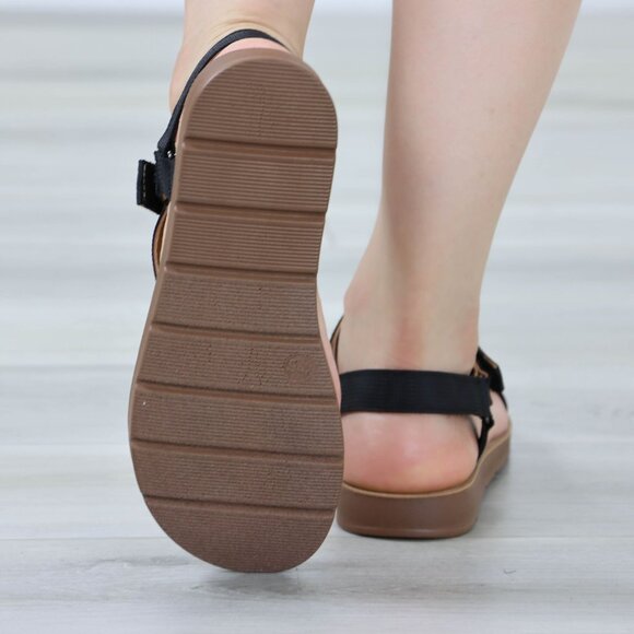Womens Strappy Sandals Comfortable Sole Adjustable Summer Shoes For Land / Water - Picture 12 of 13
